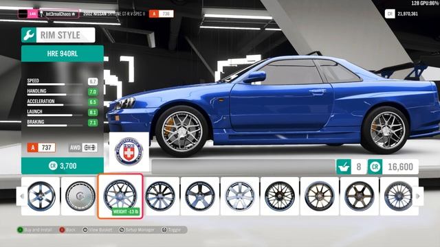 Forza Horizon 4 - 2002 Nissan Skyline GT-R V-Spec II - Customize and Drive смотреть онлайн
