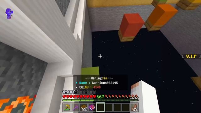 Minecraft MINING SIMULATOR! 1$ vs 50.000$! смотреть онлайн
