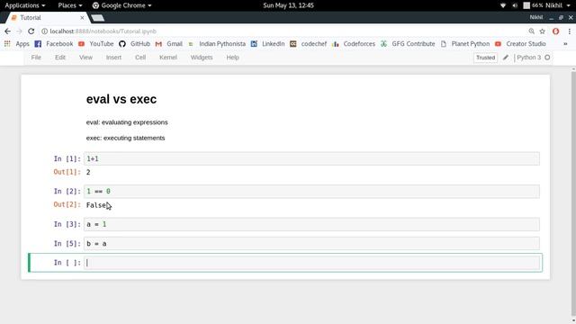 eval vs exec in Python смотреть онлайн