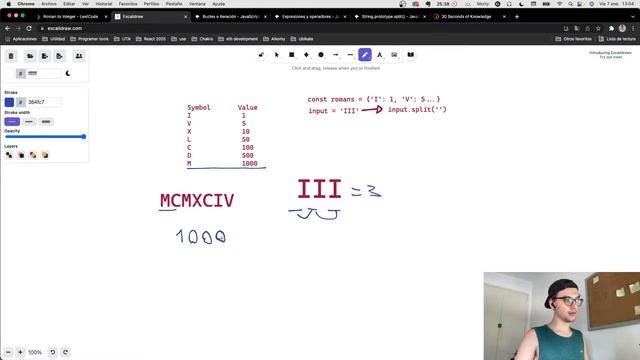 Ejercicio Roman to Integer | LeetCode | Javascript смотреть онлайн