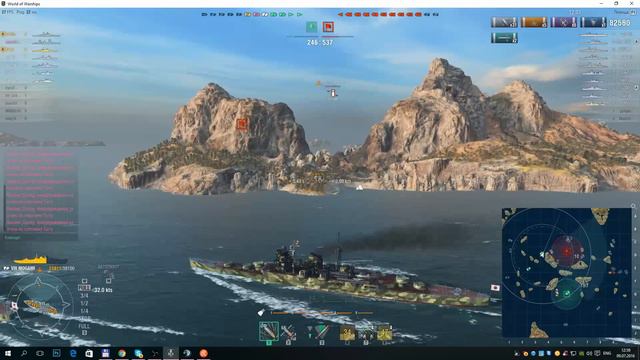 World of Warships Крейсер Mogami 203 mm. Топовые пушки Могами очень даже ничего! смотреть онлайн