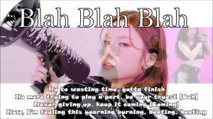 Blah Blah Blah ~ ITZY ~ Instrumental With Backing Vocals & Lyrics