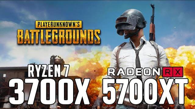 Тест 5700X + 5700XT в PUBG