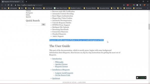 Python | Pip Install Requests