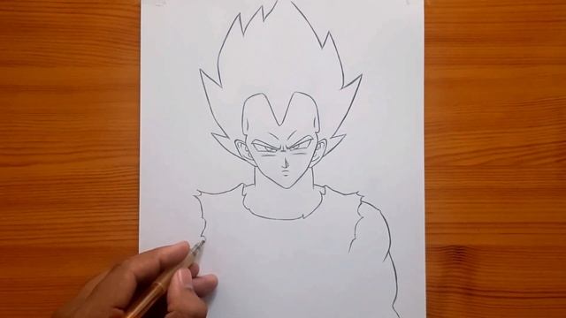 how to draw Vegeta Full Body ( Dragon Ball ) | Vegeta full body step by step | easy drawing смотреть онлайн