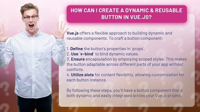 How Can I Create a Dynamic & Reusable Button in Vue.js? смотреть онлайн