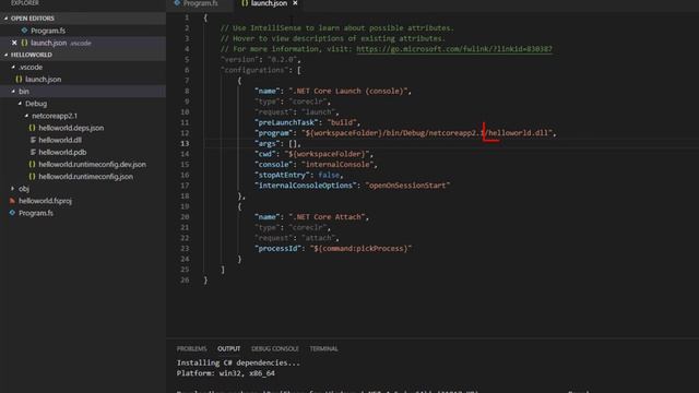 F# on .NET Core - Debugging in Code смотреть онлайн