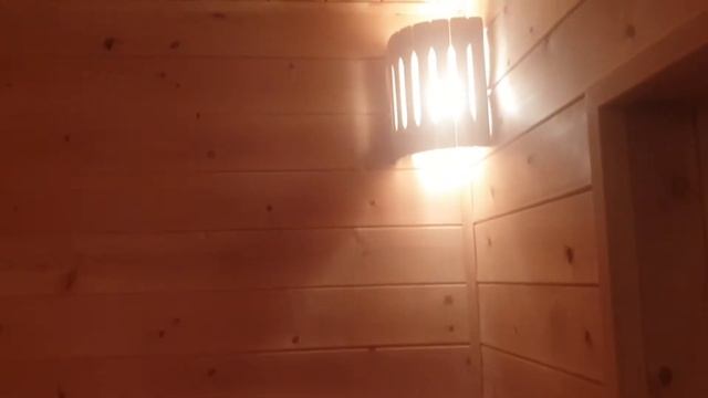 внутренняя отделка кедром и липой , парная сауна . смотреть онлайн