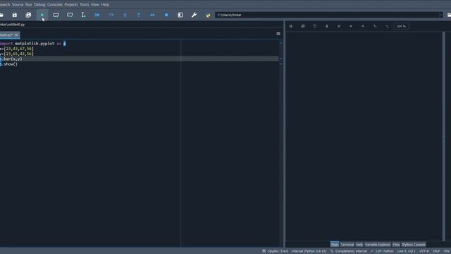 How to make bargraph and pie chart using python смотреть онлайн