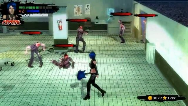 [больница] слепое прохождение Rock Zombie с комментариями #20 walkthrough with commentary gameplay смотреть онлайн
