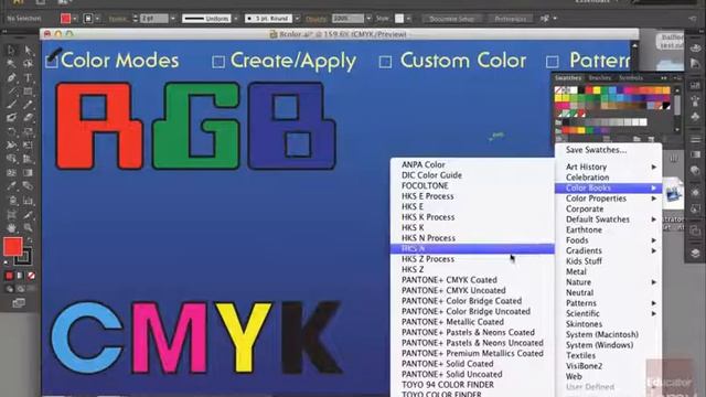 Adobe Illustrator CS6 for Beginners___Tutorial 16___Create Color смотреть онлайн
