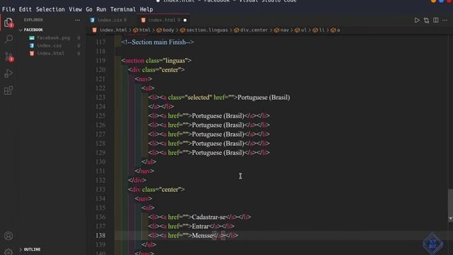 Como fazer a tela de login do Facebook | HTML CSS PHP смотреть онлайн