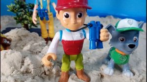 ЩЕНЯЧИЙ ПАТРУЛЬ и пиратская карта сокровищ!   - Смотреть мультик про Игрушечный ЩЕНЯЧИЙ ПАТРУЛЬ