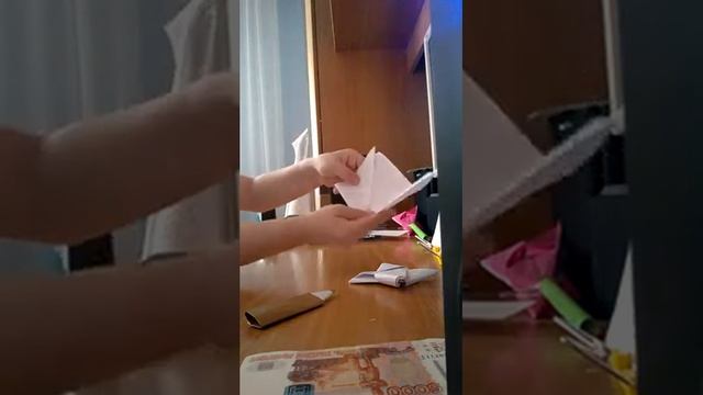 Как сделать лису из бумаги оригами!!! смотреть онлайн