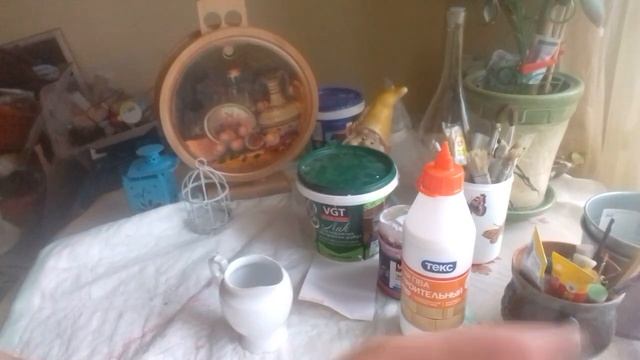 #,декупаж.#Как можно преобразить простой молочник.# смотреть онлайн