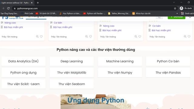 Series Tự học Data Analytics - Bài 3. Thư viện Numpy - Phần 3. Phép toán trong Numpy смотреть онлайн