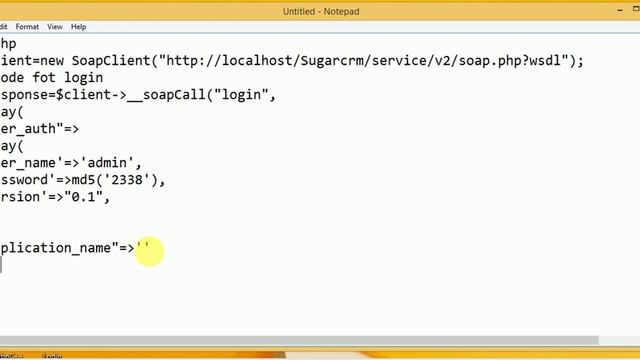 Login to Sugarcrm from PHP page Using Soap API смотреть онлайн
