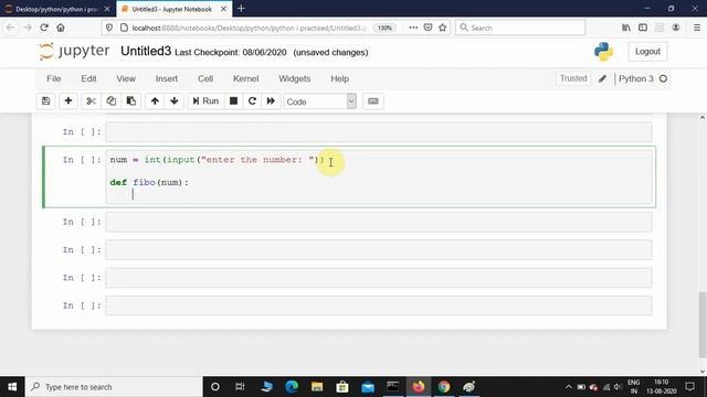 Fibonacci Series program in Python | python programming tutorial for beginners смотреть онлайн