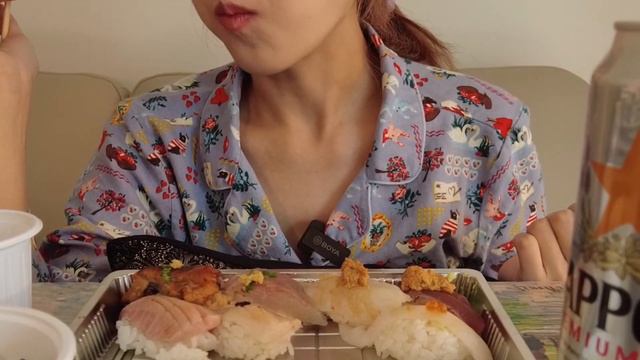 SUB)스페셜초밥 먹방! 오마카세를 대체할 수 있을 것인가 Sushi mukbang, eating ASMR смотреть онлайн