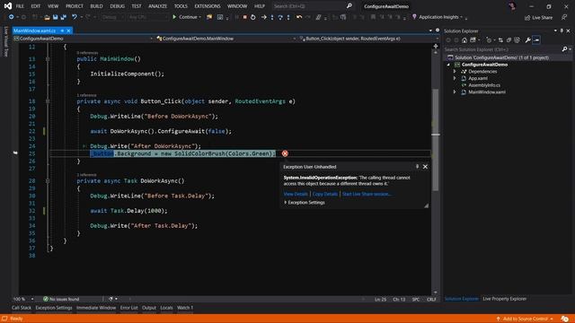 Which do I use, ConfigureAwait True or False? смотреть онлайн