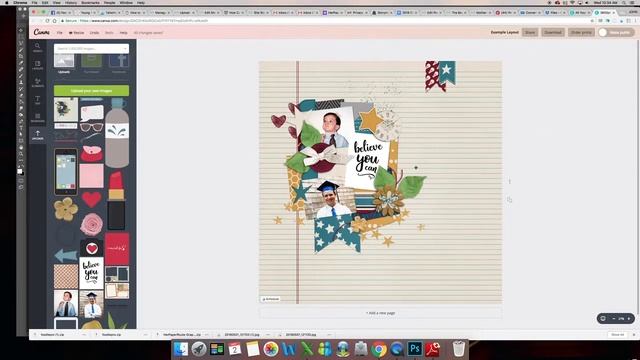 Beginner's Guide to Digital Scrapping in Canva смотреть онлайн