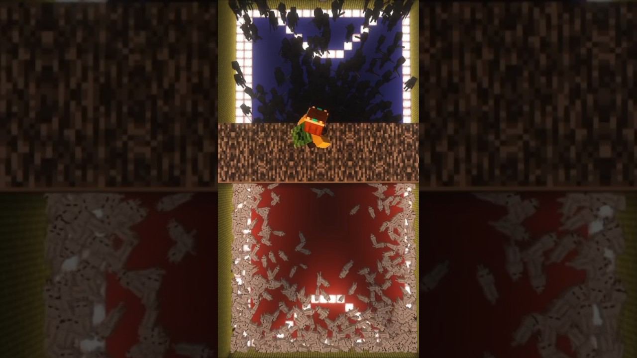 кто победит? #minecraft #майнкрафт #приколы смотреть онлайн