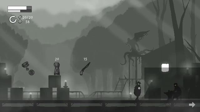 indie game 'Gloom' 'gate' ending run смотреть онлайн