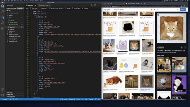Using URL & Image Binding in Vue смотреть онлайн