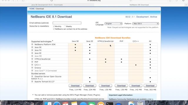 Descargar e instalar JAVA para MAC (Netbeans) смотреть онлайн