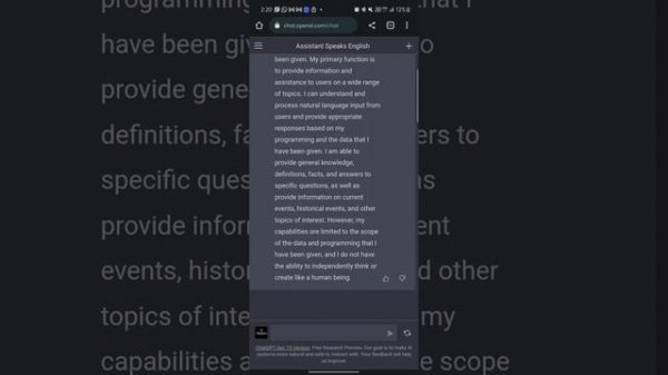 what is ChatGPT? OpenAI's Chat GPT Conversation