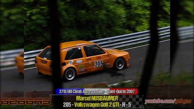Volkswagen Golf 2 GTI - Marcel NUSBAUMER - HILL CLIMB - 2007 - Abreschviller-St. Quirin смотреть онлайн