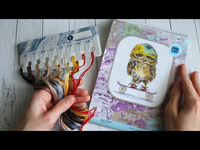 ОЧЕНЬ КРАСИВЫЙ набор вышивки Скейтбордист от RTO смотреть онлайн