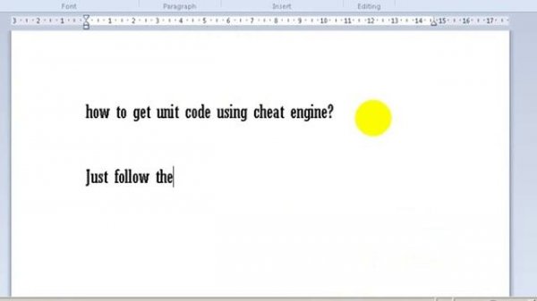 Get unit code with Cheat Engine