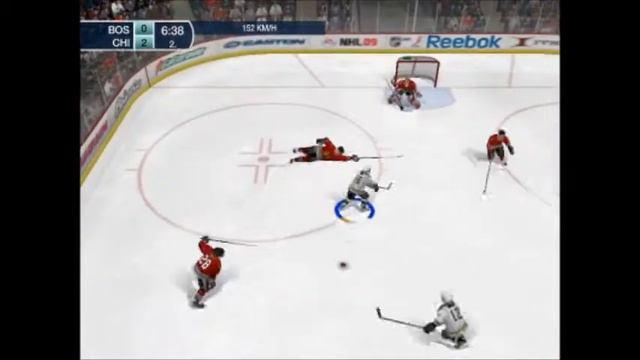NHL 09 Chicago Blackhawks 2:0 Boston Bruins 15.kolo смотреть онлайн