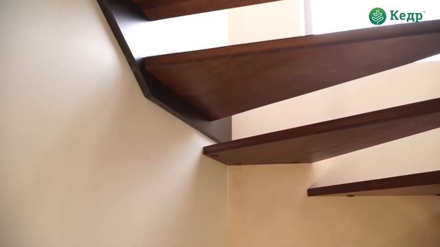 Лестница из металла с деревянными ступенями в посёлке Эстачи (Казань) #рмкедр #лестницывказани смотреть онлайн