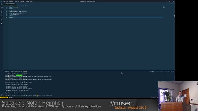 Practical overview of WSL and Python and their applications. смотреть онлайн