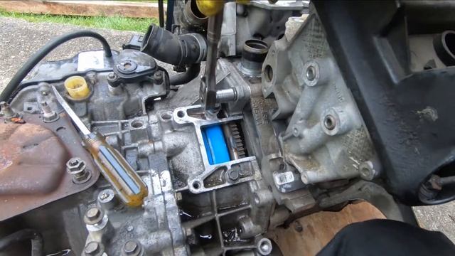 CD4E TRANSMISSION SPLIT FROM 3.0 FORD ENGINE смотреть онлайн