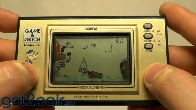 POPEYE PP-23 - Nintendo Game & Watch смотреть онлайн