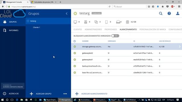 Backup Cloud con Acronis Storage Gateway en Azure смотреть онлайн