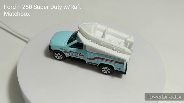Matchbox Cars Turntable #7 Ford F-250 Super Duty w/Raft смотреть онлайн