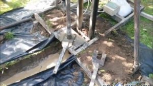 Бурение 06  Добавление новой штанги на буровую установку