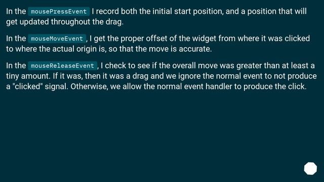 Dragging/Moving a QPushButton in PyQt смотреть онлайн