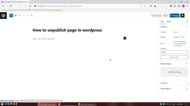 How to Unpublish Page in Wordpress | How to Unpublish Post in Wordpress | WordPress Tips And Tricks смотреть онлайн