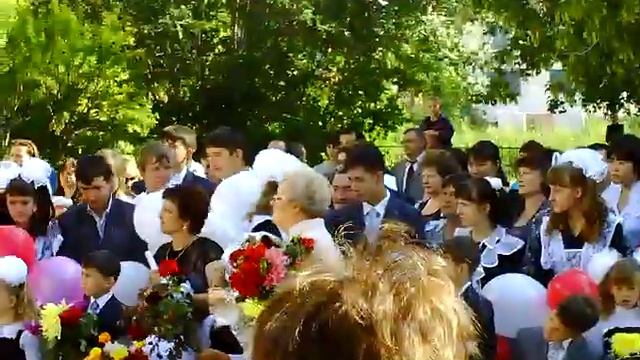 Арашлы. Школа №1. 1 сентября, 11 класс, выпуск 2012 года. смотреть онлайн