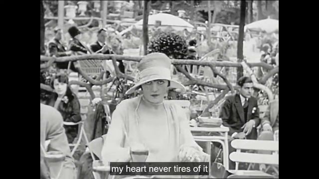 Parlez-moi d'amour - Lucienne Boyer (1930) with Paris scenes of the period and English Subtitles смотреть онлайн
