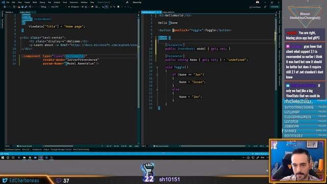 Blazor StateHasChanged: Mixing Razor Pages and Blazor смотреть онлайн