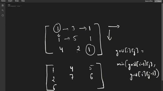 Minimum Path Sum - Leetcode 64 - JavaScript смотреть онлайн