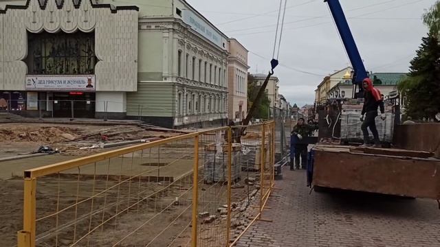Большая стройка на Большой Покровской в Нижнем Новгороде. смотреть онлайн