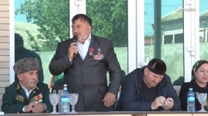 Открытие мемориальной доски Герою Советского Союза Мовлиду Висаитову,с.Ленинаул