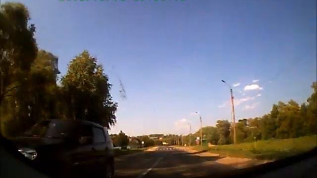 Видеорегистратор: Гуси гуськом переходят дорогу смотреть онлайн